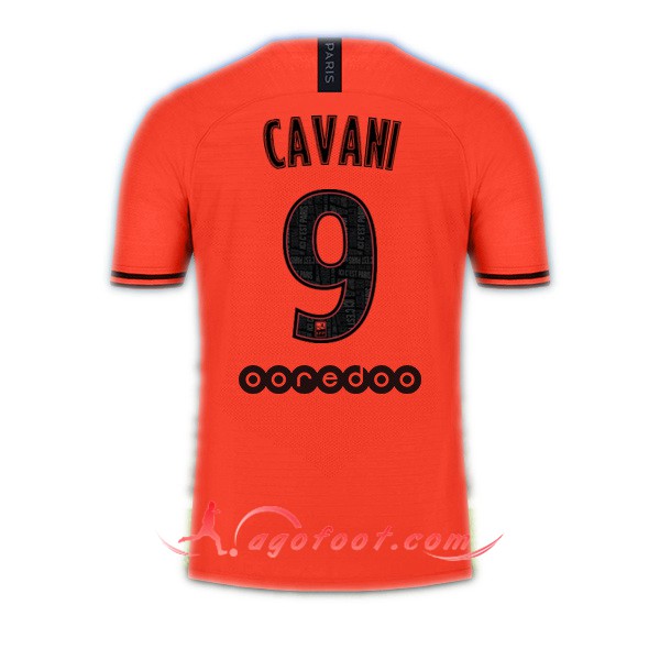 Maillot Foot PSG (CAVANI 9) Exterieur Floqué 19/20