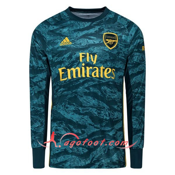 Maillot Foot Arsenal Gardien de but Personnalisé Floqué 19/20