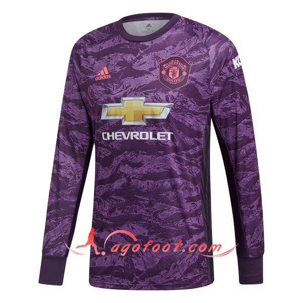 Maillot Foot Manchester United Gardien de but Personnalisé Floqué 19/20