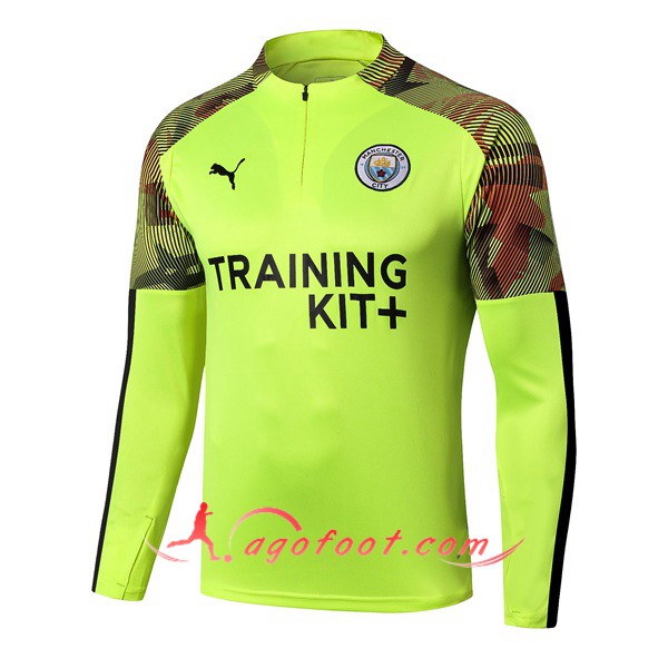 Nouveau Training Sweatshirt Manchester City Vert 19/20