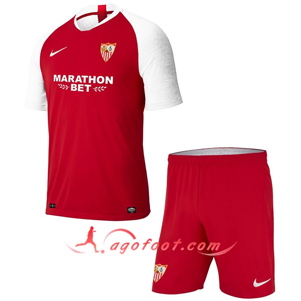 Maillot Foot Sevilla FC Enfants Domicile Personnalisé Floqué 19/20