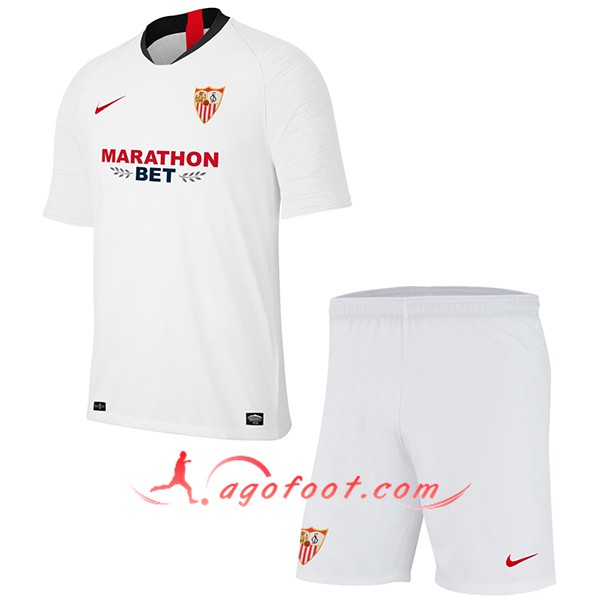 Maillot Foot Sevilla FC Enfants Exterieur Personnalisé Floqué 19/20
