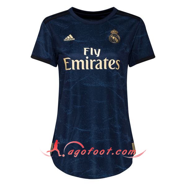 Maillot Foot Real Madrid Femme Exterieur Personnalisé Floqué 2019 2020