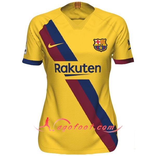 Maillot Foot FC Barcelone Femme Exterieur Personnalisé Floqué 2019 2020