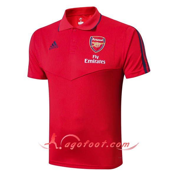 Polo Foot Arsenal Rouge 19/20