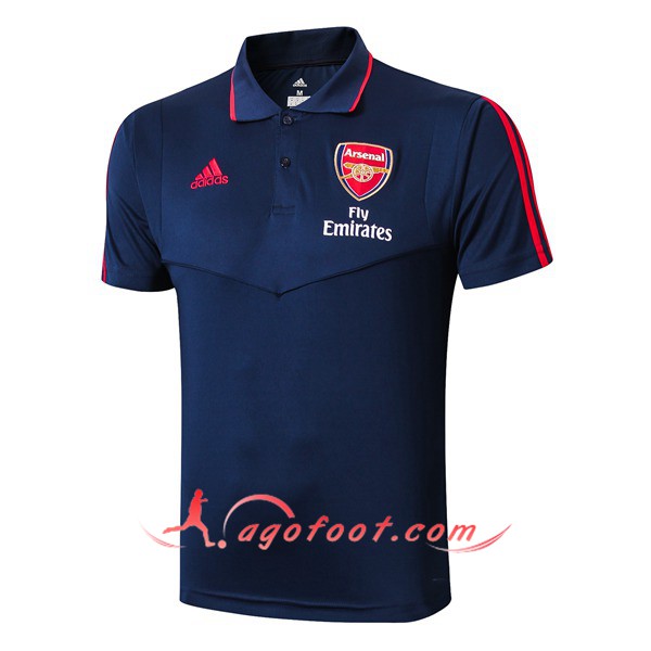 Polo Foot Arsenal Bleu Fonce 19/20