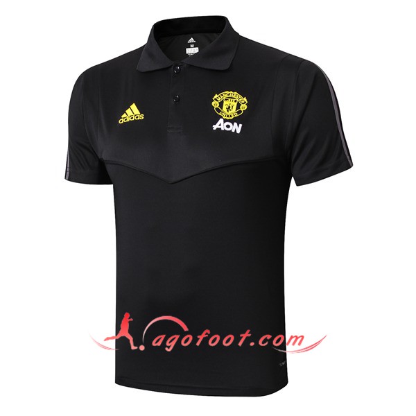 Polo Foot Manchester United Noir 19/20