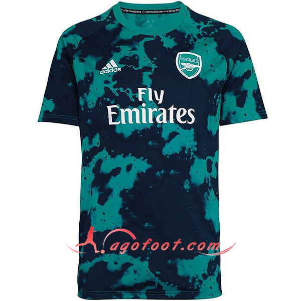 Training T-Shirts Arsenal Noir/Vert 19/20