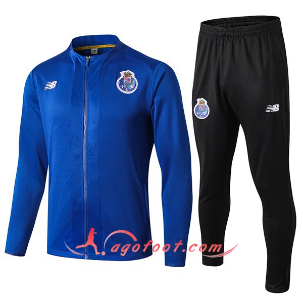 Ensemble Survetement Foot - Veste FC Porto Bleu 19/20