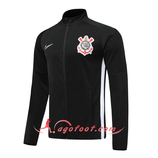 Nouveau Veste Foot Corinthians Noir 19/20