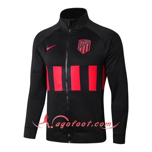 Nouveau Veste Foot Atletico Madrid Noir/Rouge 19/20