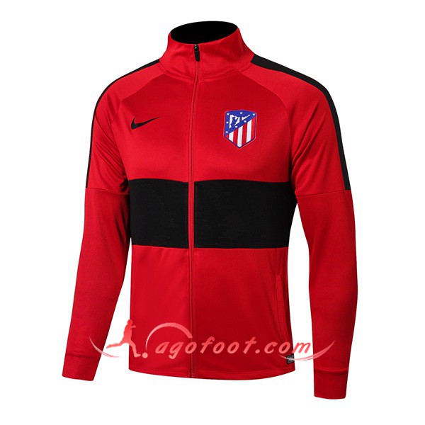 Nouveau Veste Foot Atletico Madrid Rouge/Noir 19/20