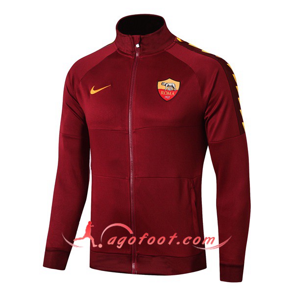 Nouveau Veste Foot AS Roma Brown 19/20