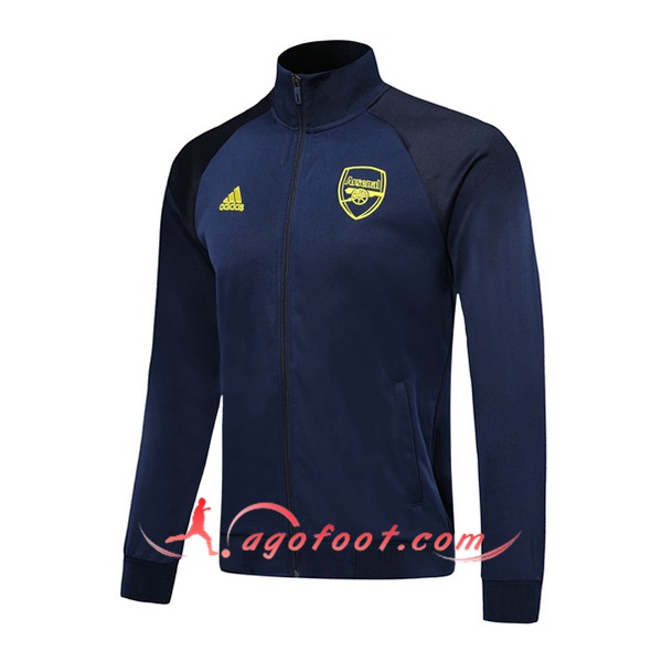 Nouveau Veste Foot Arsenal Bleu Fonce 19/20