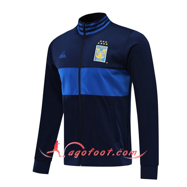Nouveau Veste Foot Tigres UANL Bleu Fonce 19/20