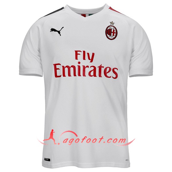 Maillot Foot Milan AC Exterieur Personnalisé Floqué 19/20