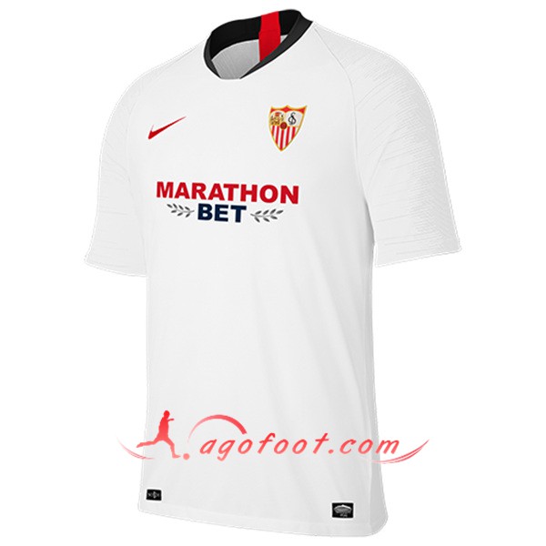 Maillot Foot Sevilla FC Domicile Personnalisé Floqué 19/20
