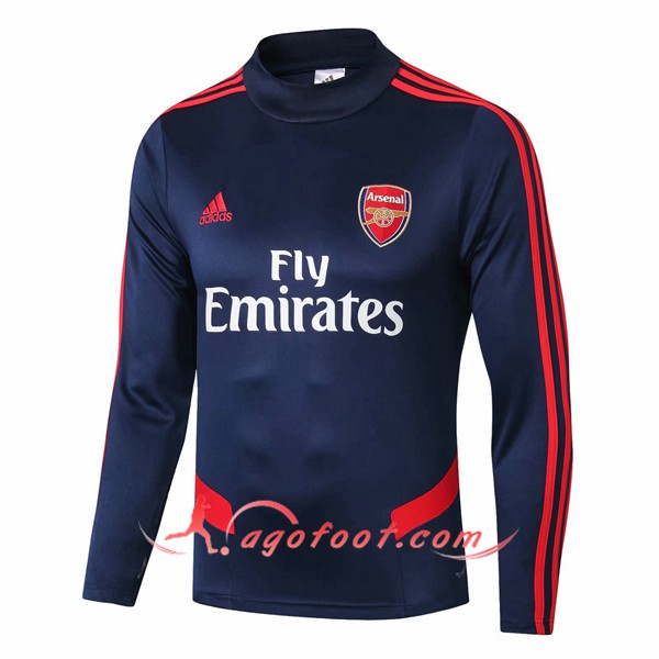 Nouveau Training Sweatshirt Arsenal Col haut Bleu Fonce 19/20