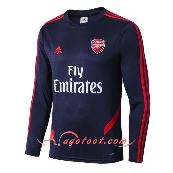 Nouveau Training Sweatshirt Arsenal Col rond Bleu Fonce 19/20