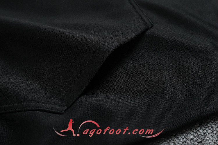 Nouveaux Ensemble Veste A Capuche Survetement Foot PSG Jordan Noir 19 20