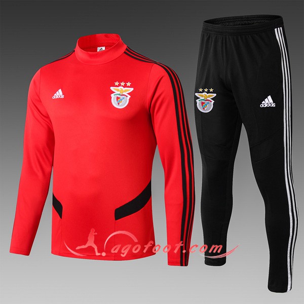 Nouveau Survetement De Foot Benfica Enfant Rouge 19/20