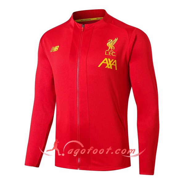 Nouveau Veste Foot FC Liverpool Rouge 19/20