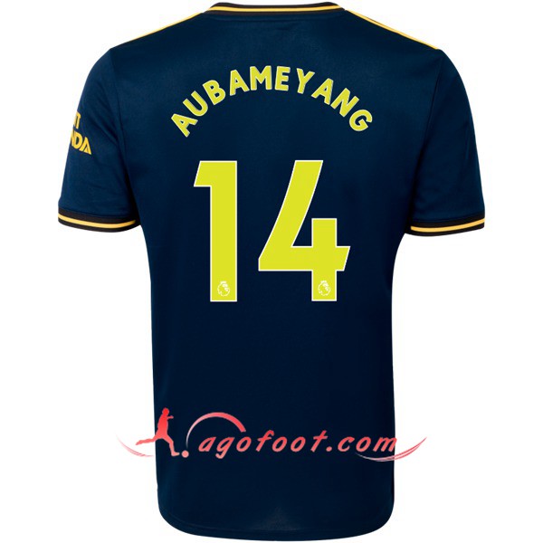 Maillot Foot Arsenal (AUBAMEYANG 14) Third Floqué 19/20