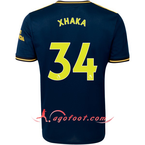 Maillot Foot Arsenal (XHAKA 34) Third Floqué 19/20