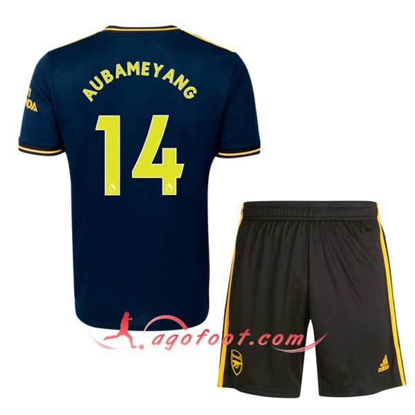 Maillot Foot Arsenal (AUBAMEYANG 14) Enfant Third Floqué 19/20
