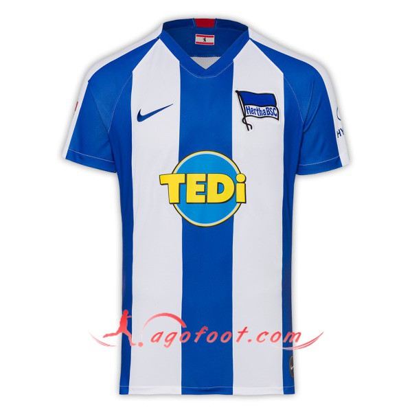 Maillot Foot Hertha BSC Domicile Floqué 19/20