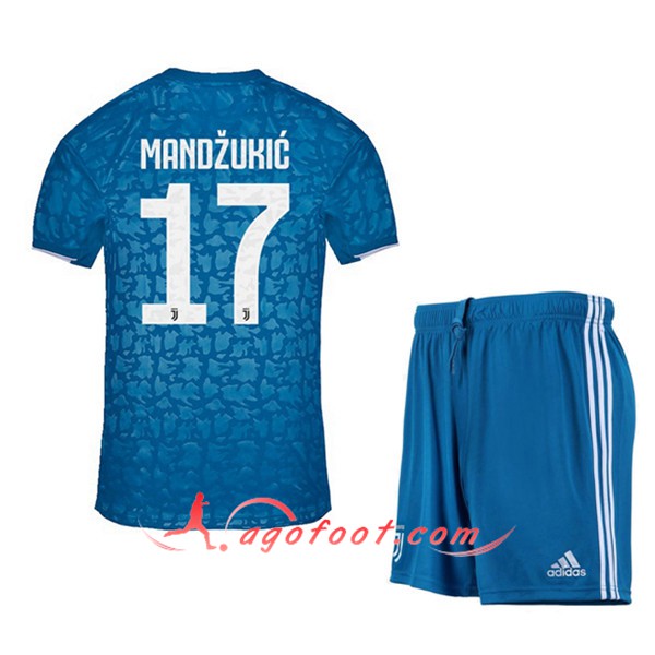 Maillot Foot Juventus (MANDZUKIC 17) Enfant Third Floqué 19/20