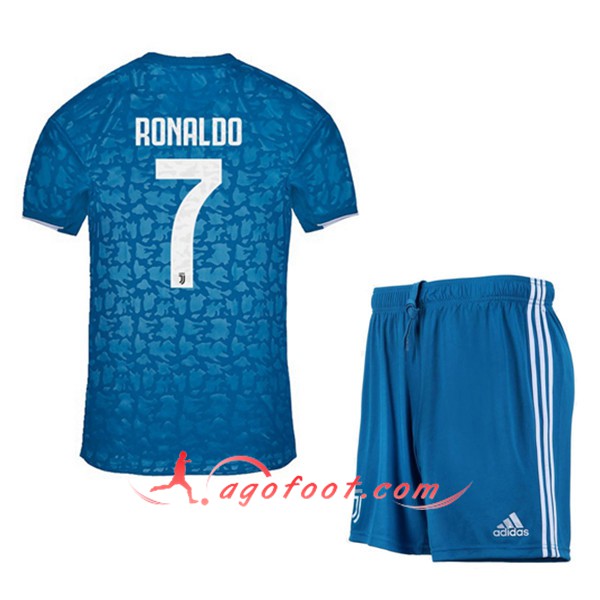 Maillot Foot Juventus (RONALDO 7) Enfant Third Floqué 19/20