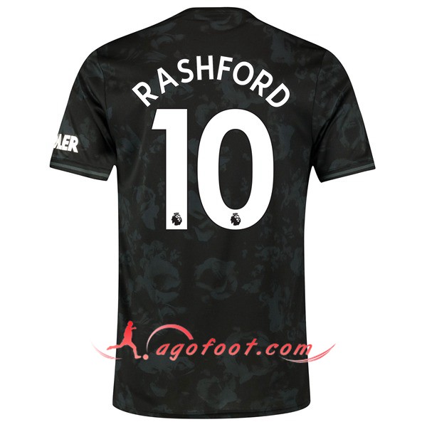 Maillot Foot Manchester United (Rashford 10) Third Floqué 19/20