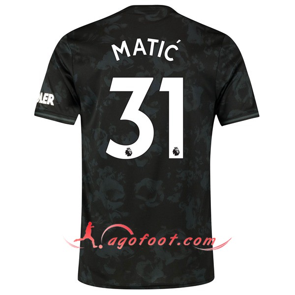 Maillot Foot Manchester United (MATIC 31) Third Floqué 19/20