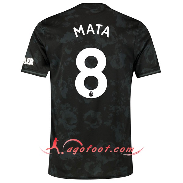 Maillot Foot Manchester United (MATA 8) Third Floqué 19/20