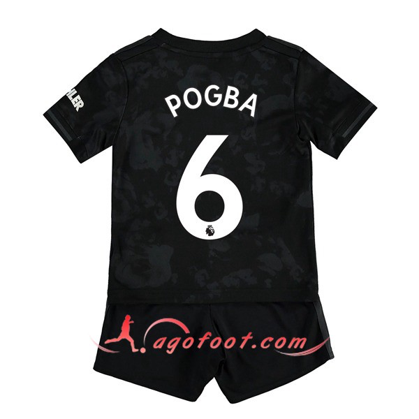Maillot Foot Manchester United (POGBA 6) Enfant Third Floqué 19/20