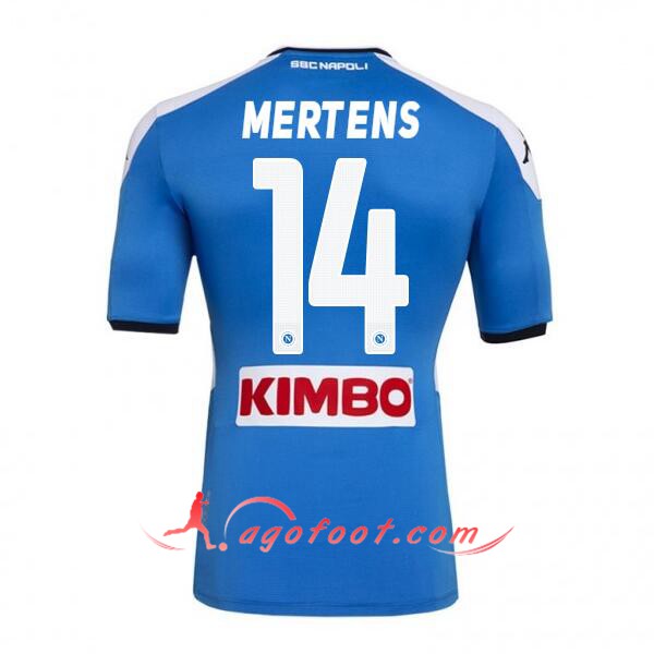 Maillot Foot SSC Naples (MERTENS 14) Domicile Floqué 19/20