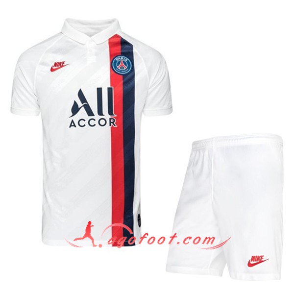 Ensemble Maillots Foot PSG Enfants Third Personnalisé 19/20