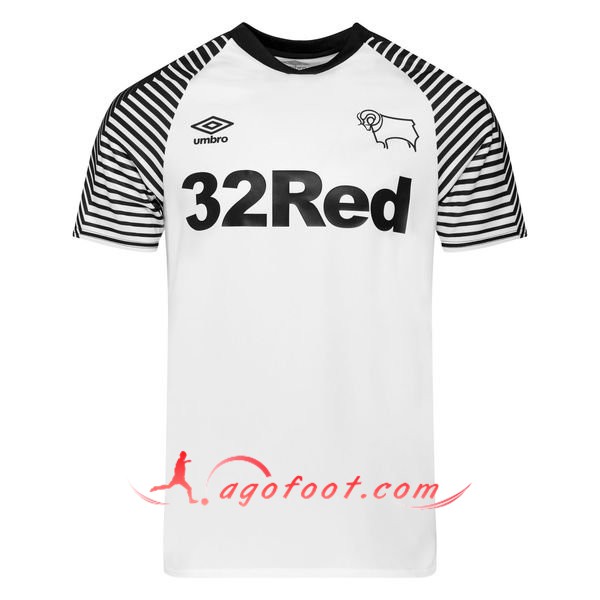 Maillot Foot Derby County Domicile Personnalisé Floqué 19/20
