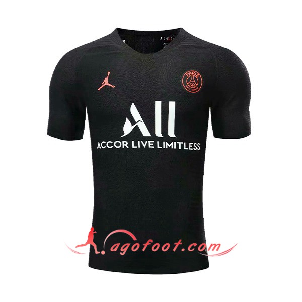 Maillot Foot PSG Noir Personnalisé Floqué 19/20
