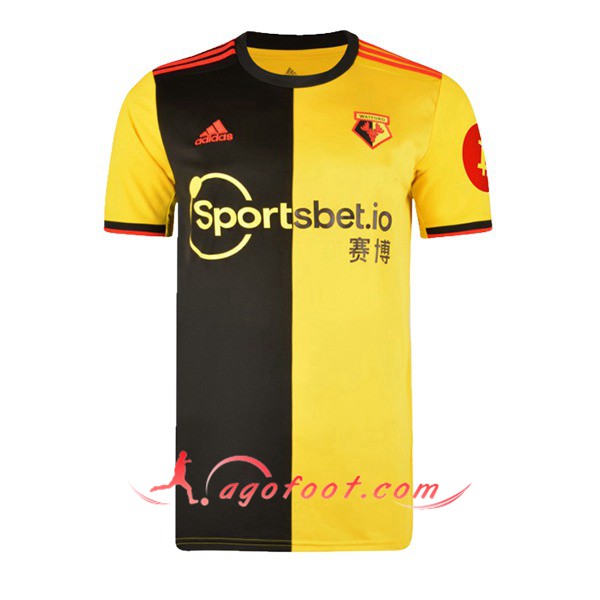 Maillot Foot Watford Domicile Personnalisé Floqué 19/20