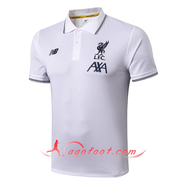 Polo Foot FC Liverpool Blanc 19/20