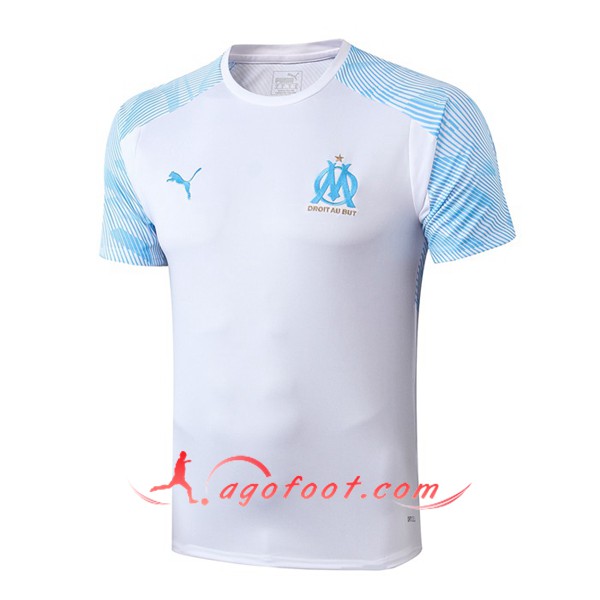 Training T-Shirts Marseille OM Blanc 19/20