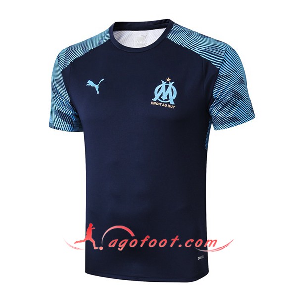 Training T-Shirts Marseille OM Bleu Fonce 19/20