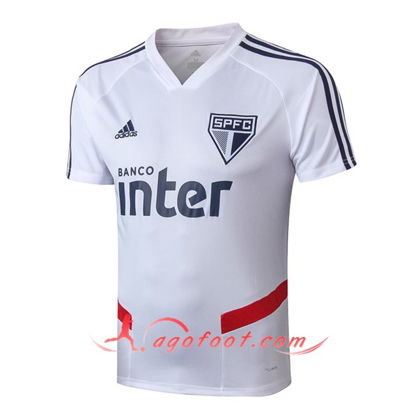 Training T-Shirts Sao Paulo FC Blanc 19/20