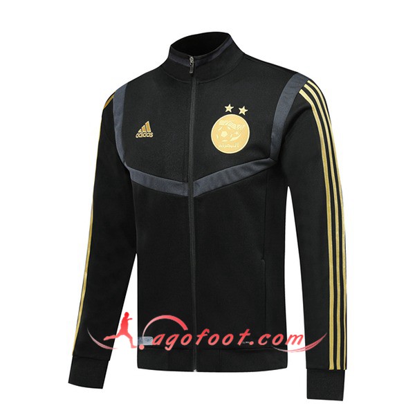 Nouveau Veste Foot Algerie Noir 19/20