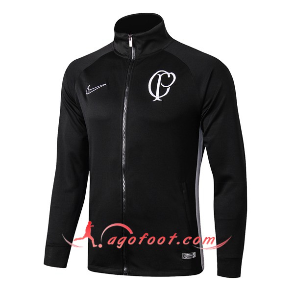 Nouveau Veste Foot Corinthians Noir 19/20