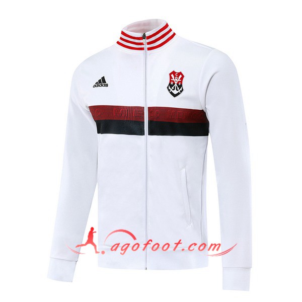 Nouveau Veste Foot Flamengo Blanc 19/20