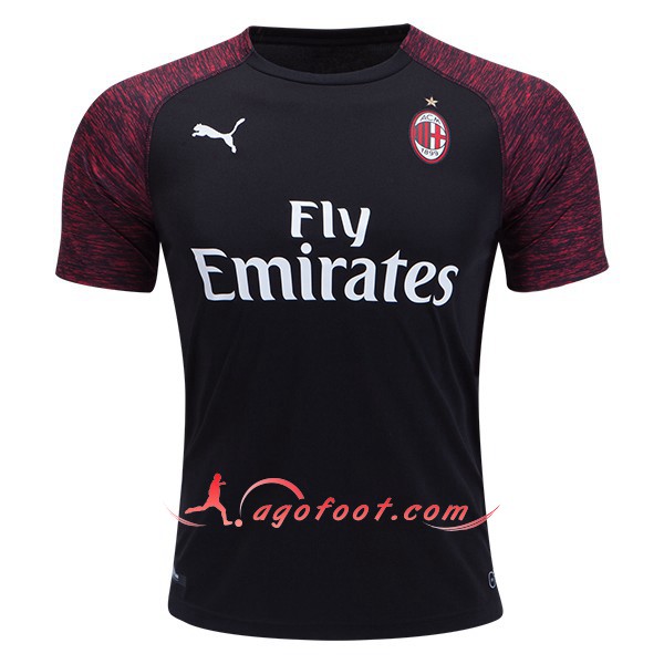 Maillots De Foot Milan AC Third Personnalisé Floqué 2018 2019