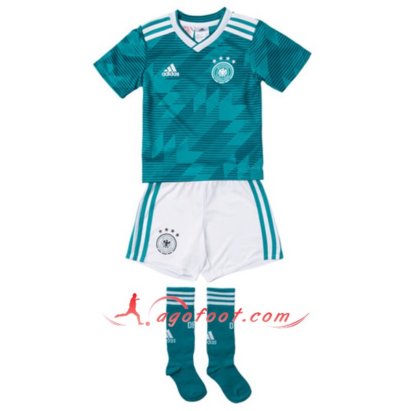 Ensemble Maillots Foot Allemagne Enfant Exterieur Personnalisé Floqué 2018 2019
